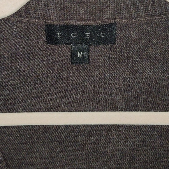Brown cashmere blend cardigan - Picture 3 of 7